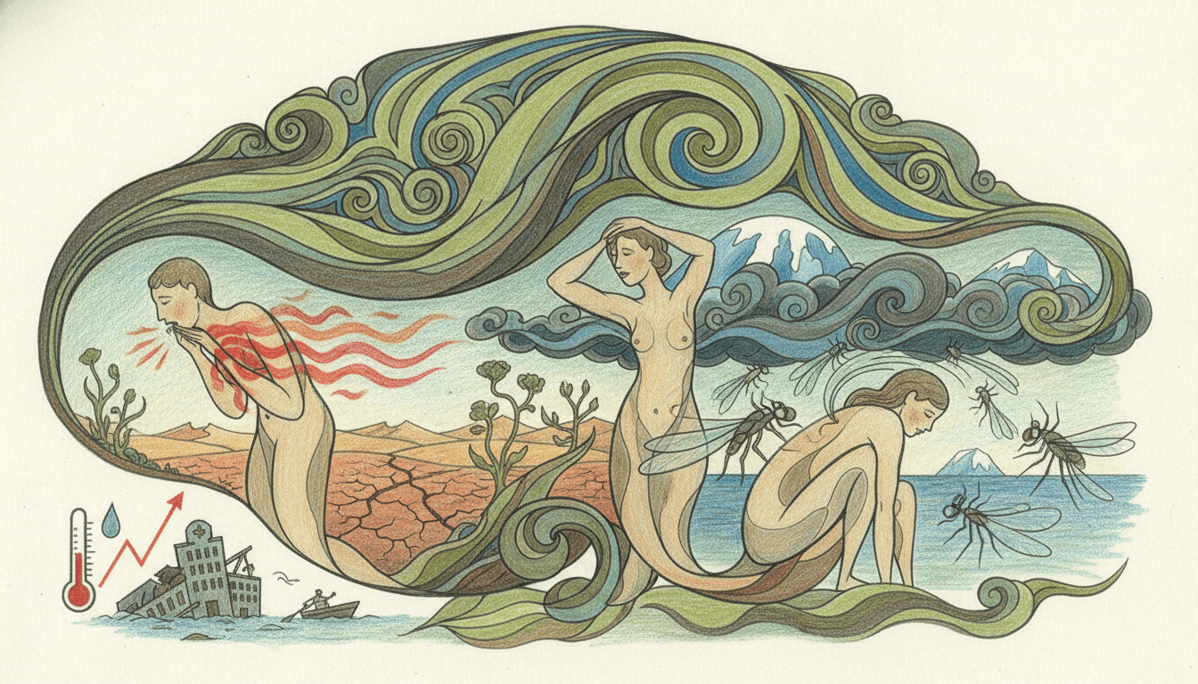 Climate Change and Health Impacts: Analyzing Global Trends and Vulnerabilities cover