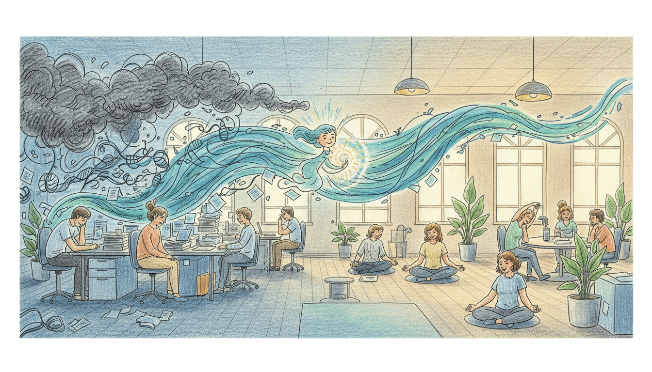 Transformative Workplace Stress Management: A Corporate Wellness Review cover